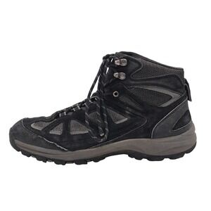 Denali Hiking Boots Mens Size 9.5 Black‎ Leather Mesh Trail Outdoor A17U159F-7